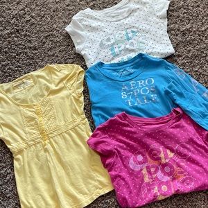 5 Aeropostale shirts.